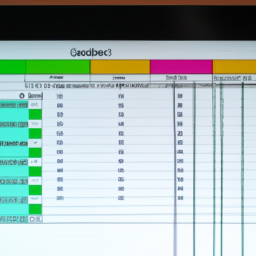 A close-up of a project scheduling tool interface showing a Gantt chart and task list.