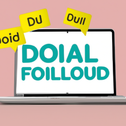 A creative illustration of a digital assistant managing multiple communication channels for follow-up sequences.