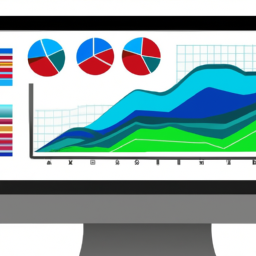 A dashboard displaying real-time data analytics from field operations software.