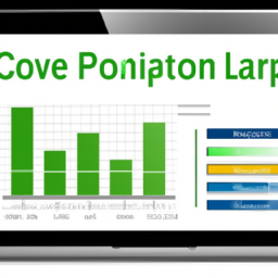 A data analytics dashboard showing lead conversion statistics.