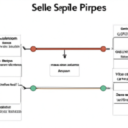 A diagram of a sales pipeline with various stages labeled.