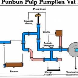 A diagram of a well-planned plumbing system layout.