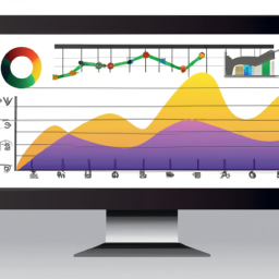 A digital dashboard displaying real-time data analytics for a construction project.