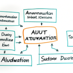 A flowchart illustrating the process of automating a simple task within a business setting.