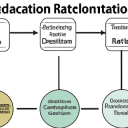 A flowchart showing the process of data collection and report generation.
