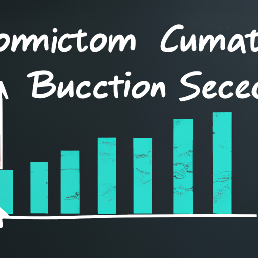 A graph showing customer satisfaction levels over time.