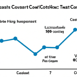 A graph showing the correlation between predictive scheduling and reduced labor costs.