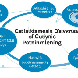 A graphical representation of data analytics in customer portals.