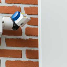A robotic arm laying bricks on a construction site.