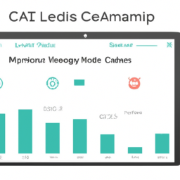 A screenshot of a CRM dashboard displaying lead interactions and engagement metrics.
