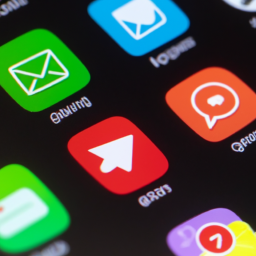 A smartphone displaying multiple app notifications.