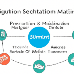 A workflow diagram showing the integration of SMS automation with a contractor