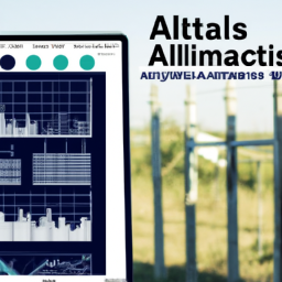 AI software interface displaying construction project analytics.