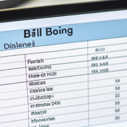 Detailed view of a billing dashboard on a computer screen, highlighting automated invoicing features.