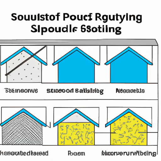 Diagram of soundproofing techniques.
