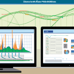 Graphical representation of data analytics in field operations software.