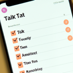 Screenshot of the app