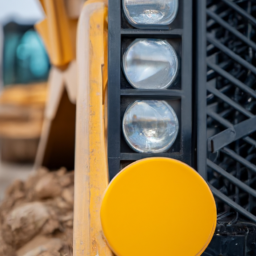 Smart sensors installed on construction equipment.
